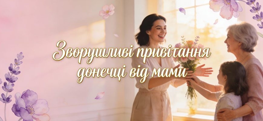 Зворушливі привітання з Днем народження доньці від мами