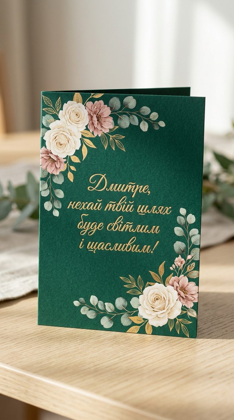 Щирі привітання з днем народження Дмитру в прозі - image