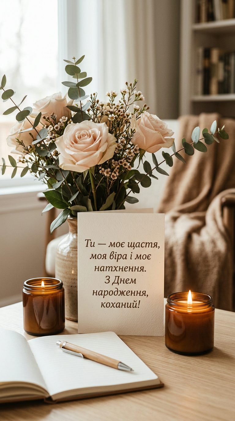 Зворушливі привітання коханому з Днем народження, що торкнуться душі - image