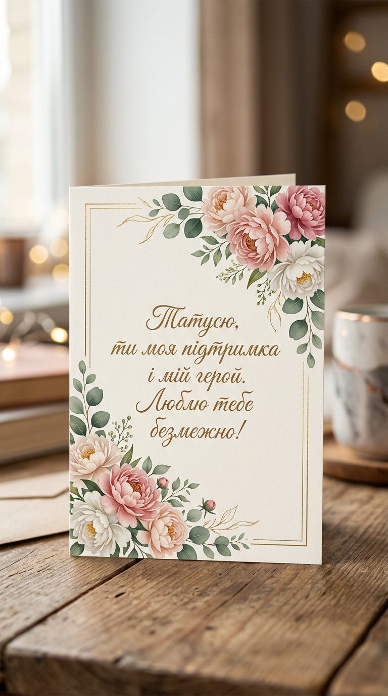 Зворушливі привітання татові від доньки, що зворушують до сліз - image