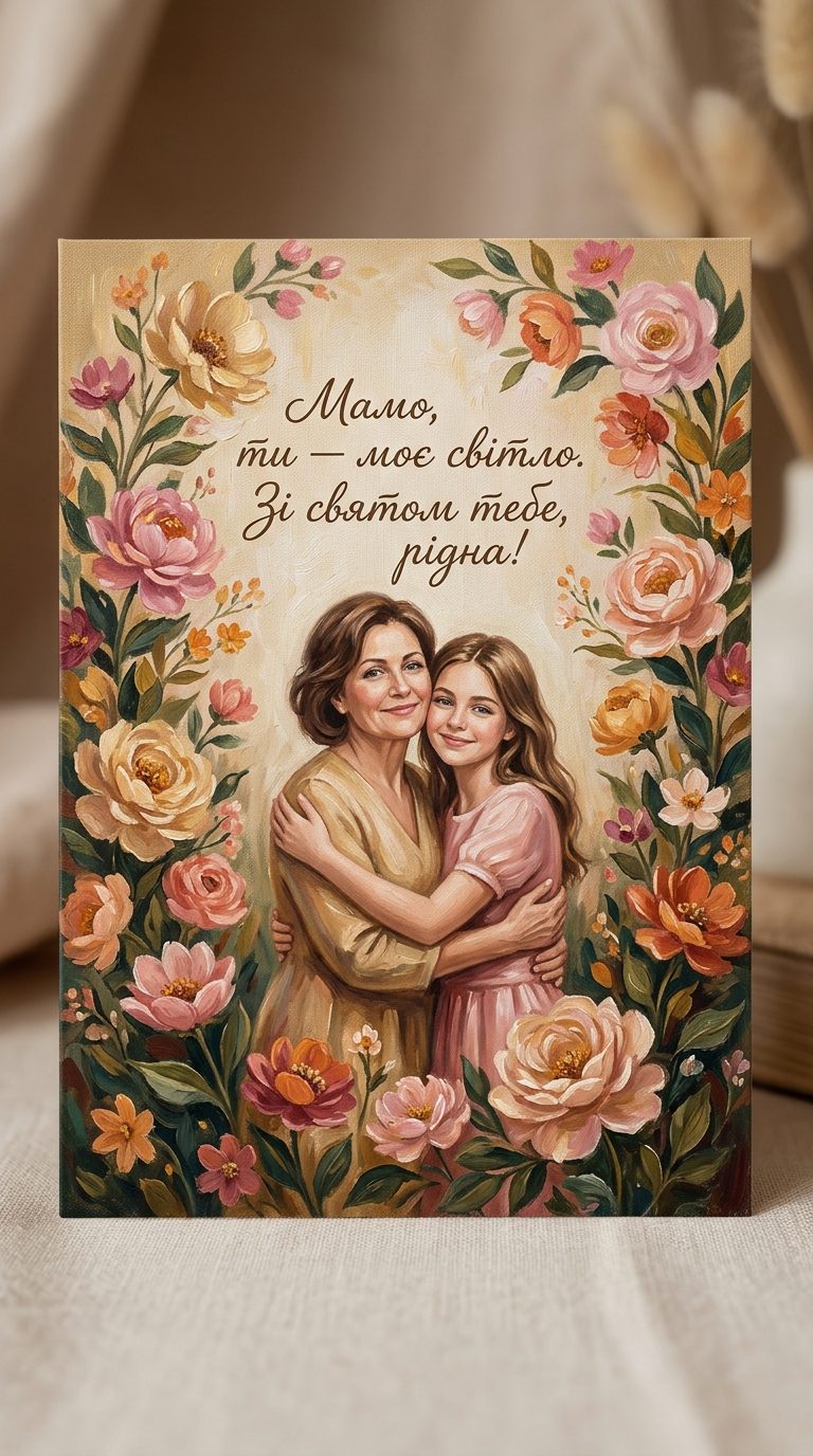 Зворушливі привітання з днем народження мамі від дочки - image