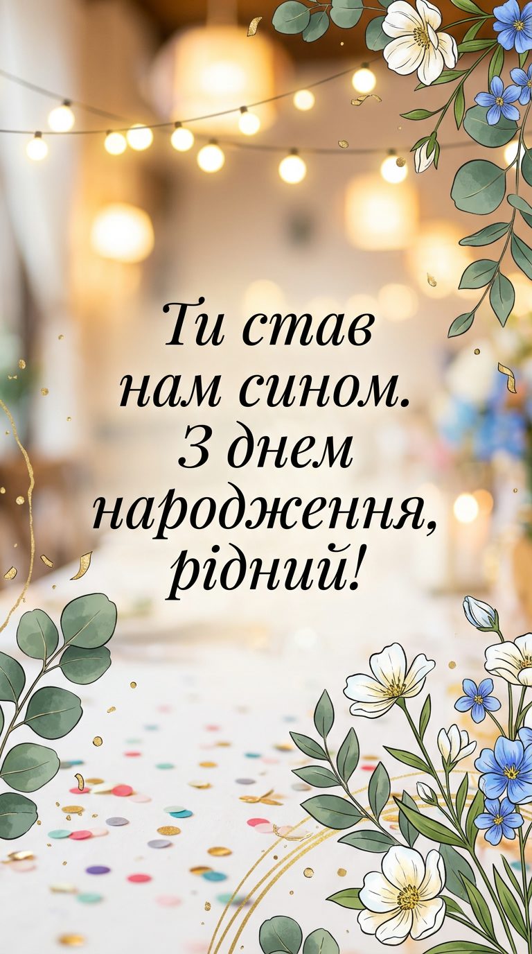 Зворушливі вітання з днем народження зятю до сліз - image
